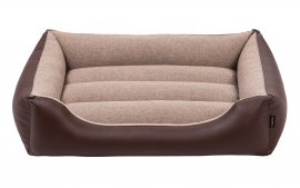 Legowisko dla psa Sofa Linares Beta Standard w kolorze brązowo-beżowym 4 w 1