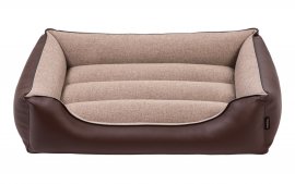 Legowisko dla psa Sofa Linares Beta Plus w kolorze brązowo-beżowym 4 w 1