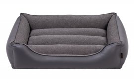 Legowisko dla psa Sofa Linares Beta Plus w kolorze ciemnoszarym 4 w 1